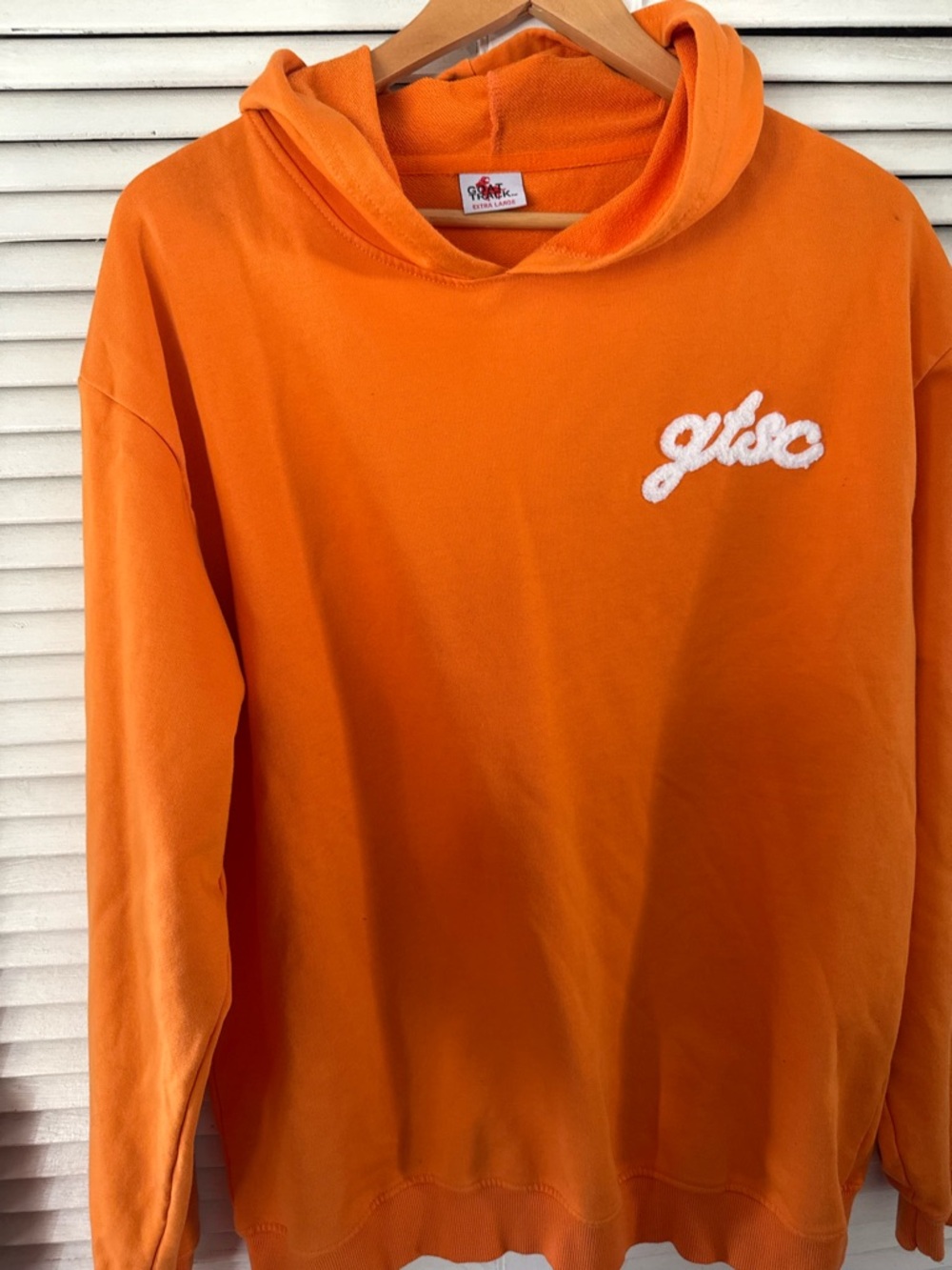 Goat Track Bright Orange Crewneck Sweatshirt - XL